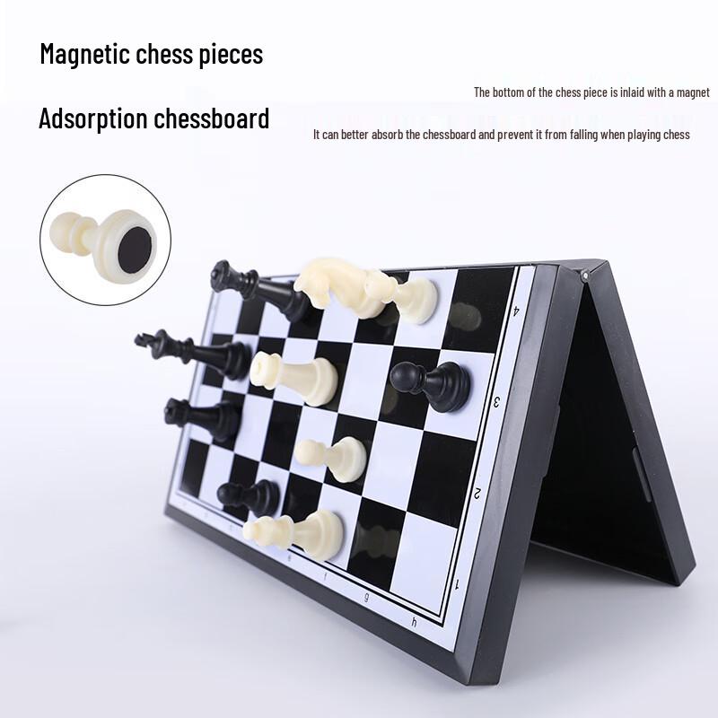 Magnetic Foldable International Chess Set