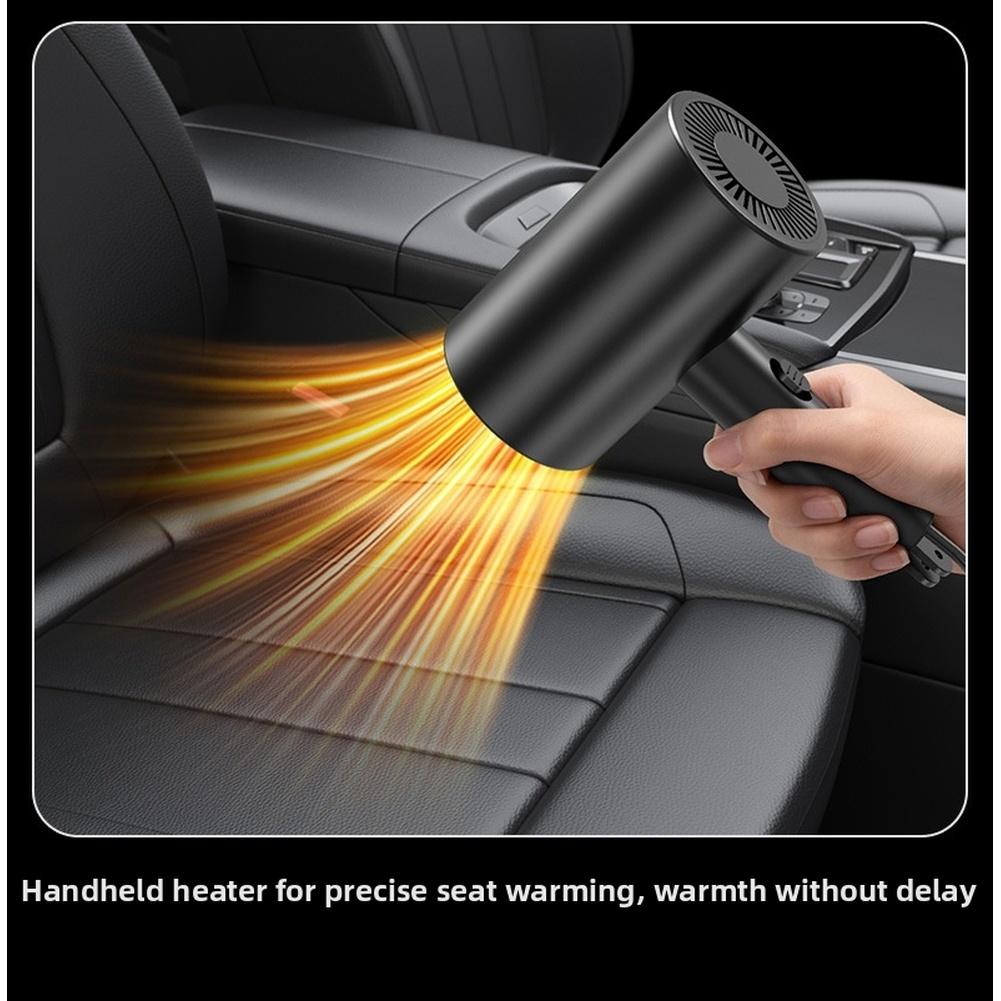 Tragbarer Autoheizlüfter 12V Schnelle Heizung Handheld Luftreiniger Enteiser Entfroster Entnebler Entfroster
