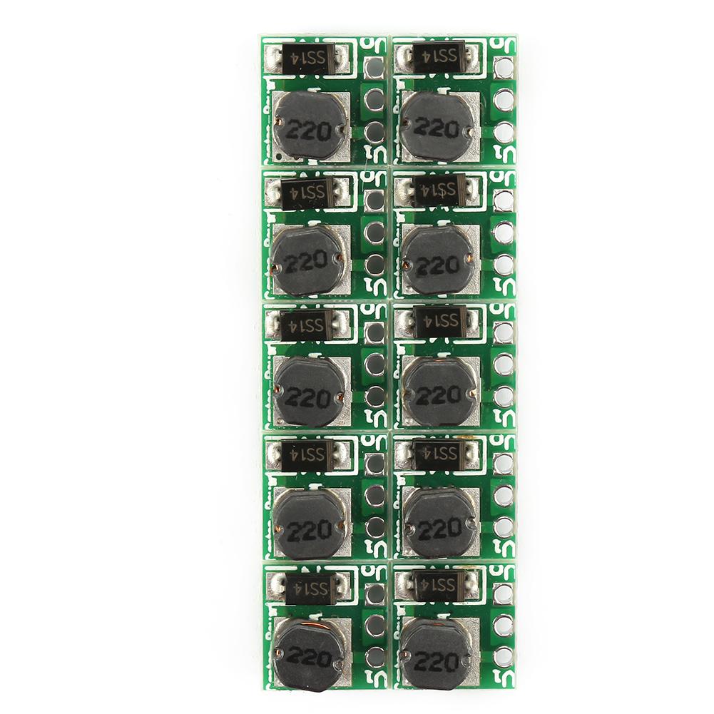 

10Pcs 1.5V 1.8V 2.8V 3V 3.3V 3.7V 4.2V to 5V - Boost Converter Module T64