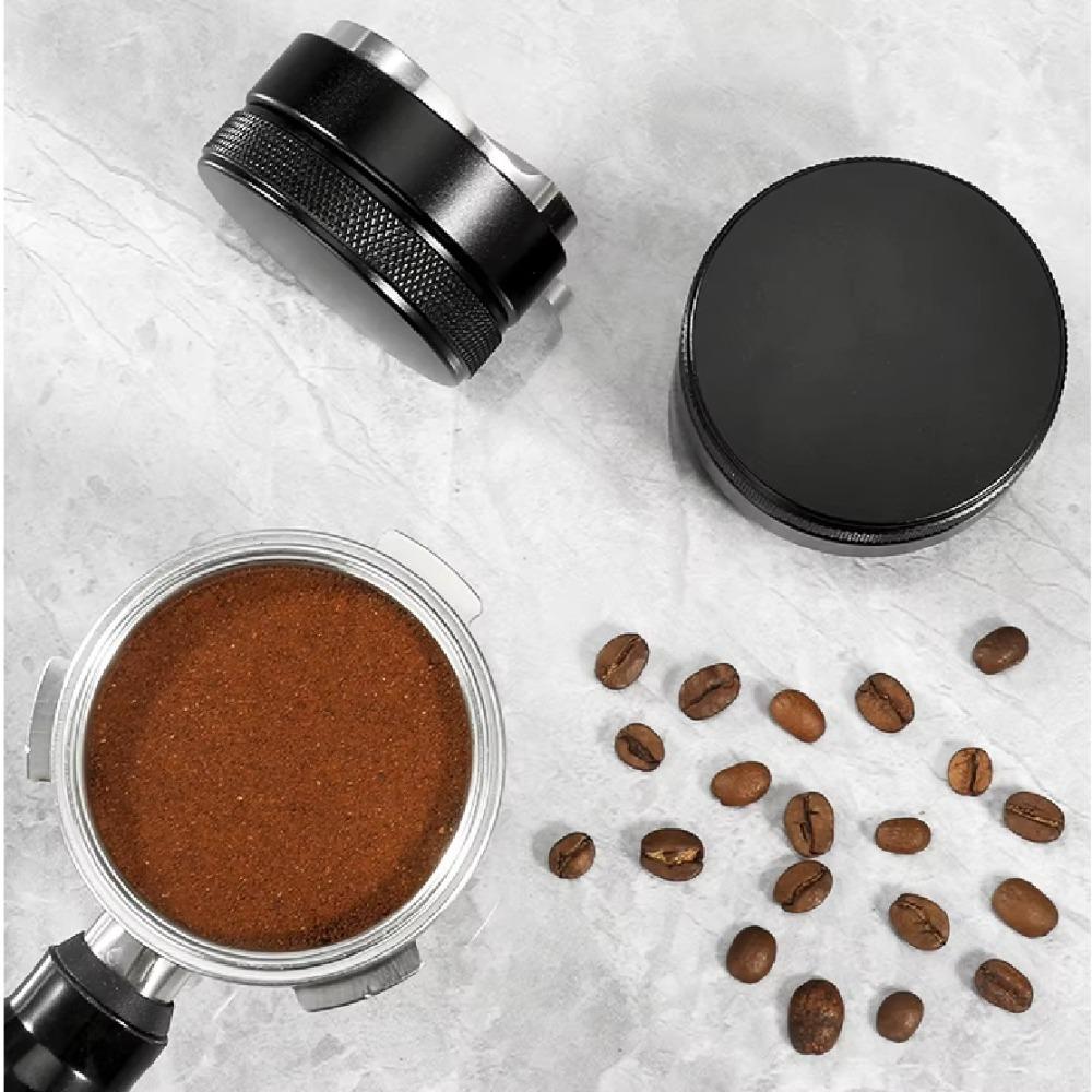 3-Slope Design Palm Tamper Grounds Leveler for Fits 51/53/58mm Portafilter Coffee Brewing