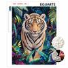 Tiger Pearl Painting Handmade Diy 5D Pearl Painting Kit Home Wall Decoration Art