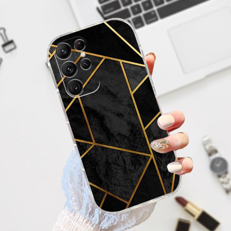 

Transparent Case For Samsung S22 S23 S24 S25 Ultra Phone Back Cover Soft Silicone TPU Shells For Galaxy S25 Clear Fundas Cases For Galaxy S25