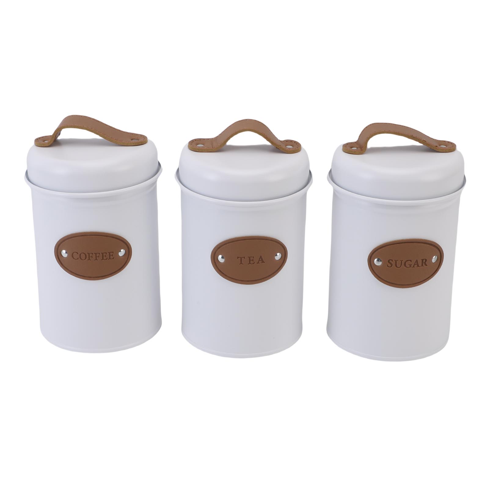 

3PCS Food Sealing Storage Container Multifunctional Candy Tea Coffee Storage Canister for Kitchen Beige бежевый