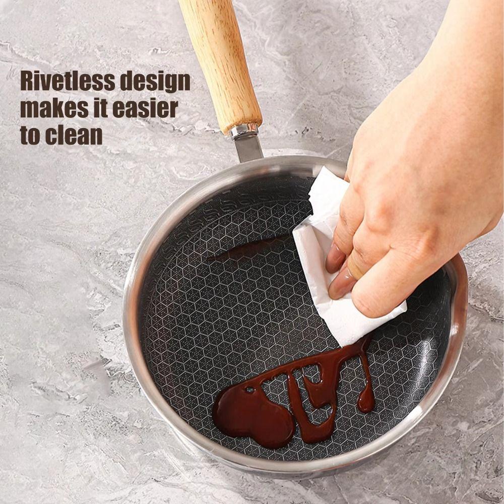 Ausgießer Heißes Öl Spritztopf Antihaft-Pfannkuchenpfanne Mehrzweck-Mini-Bratpfanne Grill