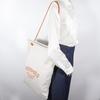 HERMES Alain GM Shoulder Bag beige/Orange Towal chevron unisex Used