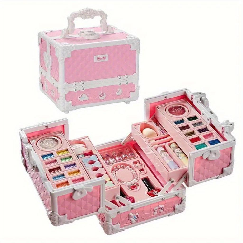 Kids Makeup Kit for Girl - Kids Makeup Kit Toys for Girls, Play Real Makeup Girls Toys, Washable Make Up for Little Girls