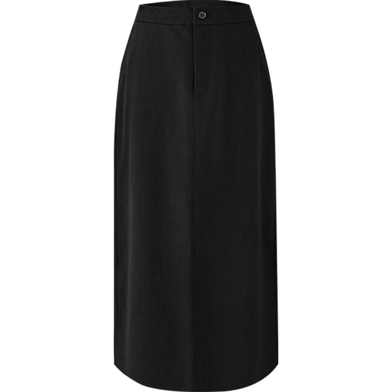 Workplace commuting skirt, high-end, casual and versatile, mid to long straight tube skirt