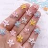 50pcs Resin Mini Colorful Mermaid Tail Shell Starfish Seahorse Conch Flatback Rhinestones Figurine Nail Art DIY Scrapbook Crafts