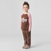PawinPaw Kids' Cartoon Bear Color-Block Raglan T-Shirt