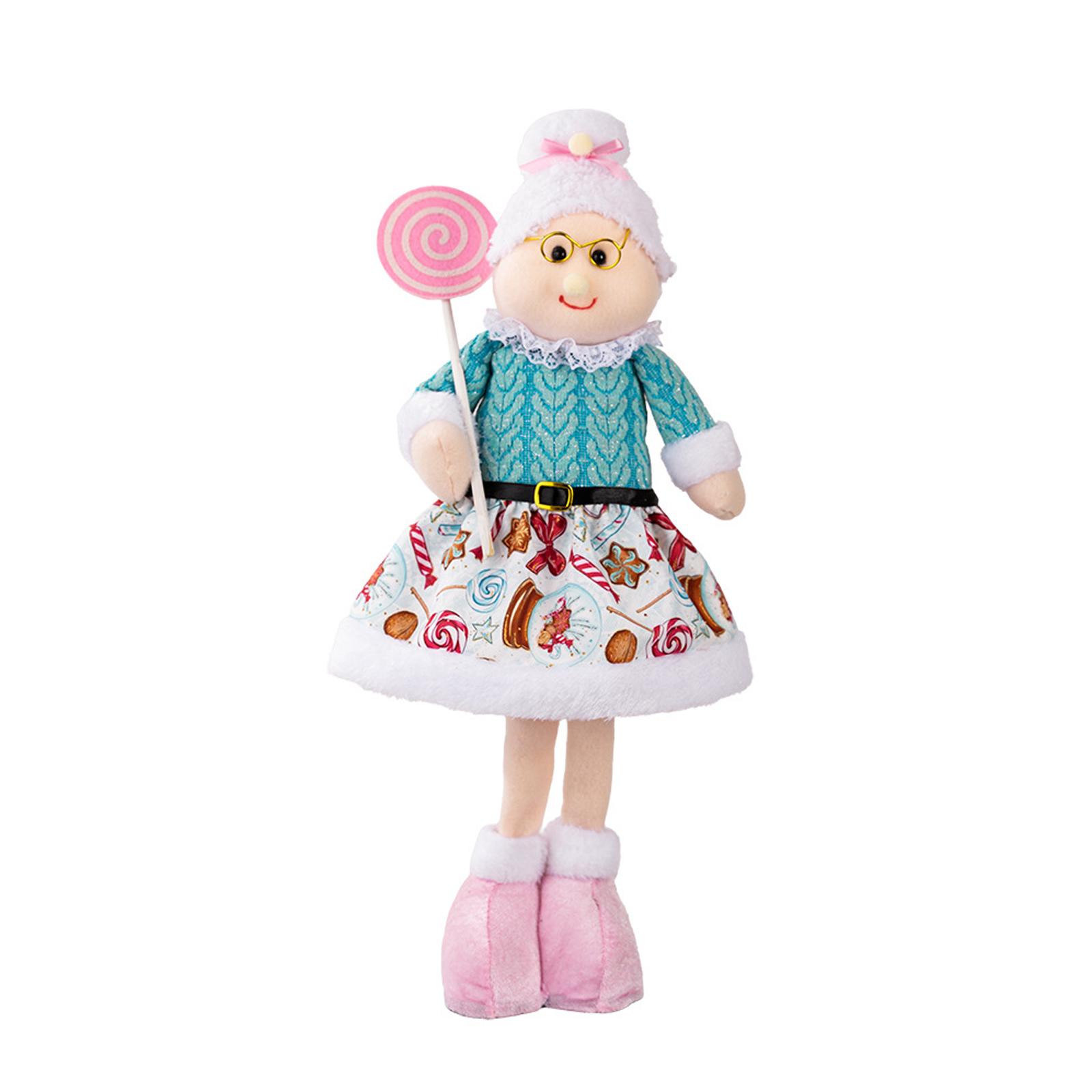 

Christmas Collection Doll Legs Retractable Fabric Plush Doll Cute Desktop Decoration Gift Suitable For Boys And Girls Lovers One Size
