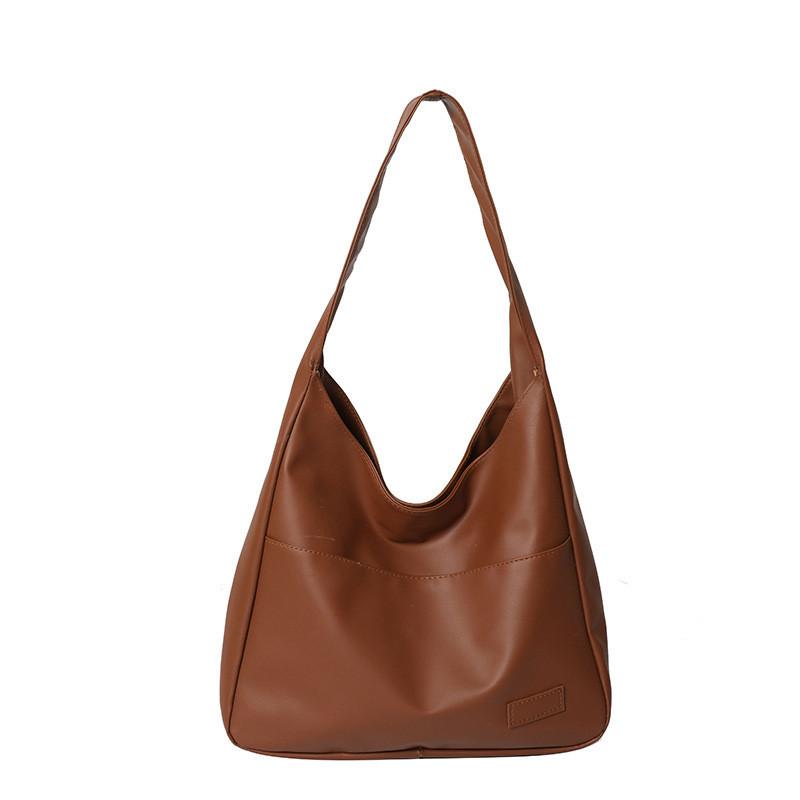 Trendy Street Style Large Capacity Tote Bag Fashion Simple Shoulder Bag 2023 Autumn New Small Batch Handbag