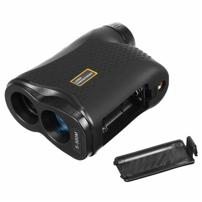 Portable Golf Rangefinder Laser Distance Meter Hunting 500 Tape Measure Speed Tester Golf Slope Adjusted Mode Telescope Durable