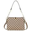 Women's Diagonal Shell Bag Classic Vintage Print Bag Light Luxury Large Capacity Single Shoulder Chain Hand Bag