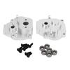 RC Gearbox Housing Aluminum Alloy RC Transmission Case Gearbox Housing for Traxxas TRX4M 1 18 RC Crawler Silver
