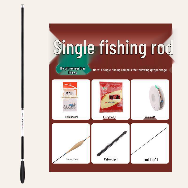 28 Tone Super Hard 4.5m Carbon Fiber Fishing Rod for Carp and Crucian Carp