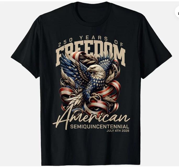 America 250th Celebration 250 Years America Tshirt S