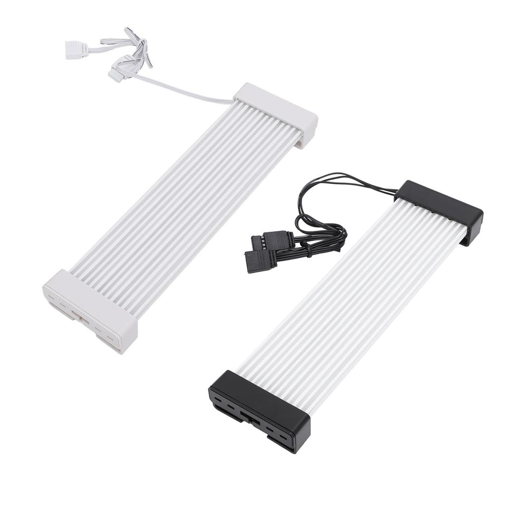 24 Pin To 24 Pin PSU Cable Extension Kit 205mm Silicone 5V ARGB Sync PC Case Decor Motherboard Graph