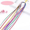 Rainbow Braiding Hair Ropes: Colorful Dreadlock Strings & Gold Ribbons, Hair Accessories for Women & Kids Styling.