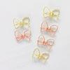 Pack of 100 Metal Paper Clip Bowknot Paperclips Metal Paperclips Book Marker Clip For Document File Paper Photo Card