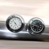 Aluminium Leuchtende Quarzuhr 22-25mm Motorrad Roller Fahrrad Lenker Halterung Uhr Zeit Display Uhr Moto Zubehör