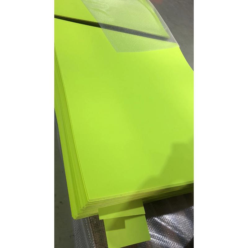 Fluorescerend Groen Kydex Thermoplastisch Bord voor Mes Schede Pistoolkoffer Maakmateriaal - Hete Plastic Plaat Kydex Holster Materiaal