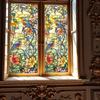 Colorful Window Glass Electrostatic Stickers Retro Flowers Birds Stickers Removable Window Privacy Stained Decor Film For Home