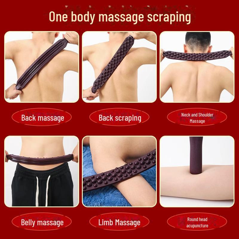 Double Row Muscle Massage Stick for Meridian, Abdomen, Tendon, and Leg Therapy