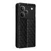For Realme P4 Pro 5G Case Wallet Rhombus Imprinted Leather Phone Cover