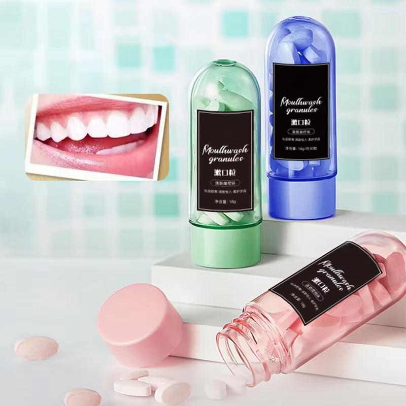 Probiotics Solid Toothpaste Tablets Remove Stains Portable Peppermint Mouthwash Water Clean Oral Cavity Tooth Powder Teeth Care