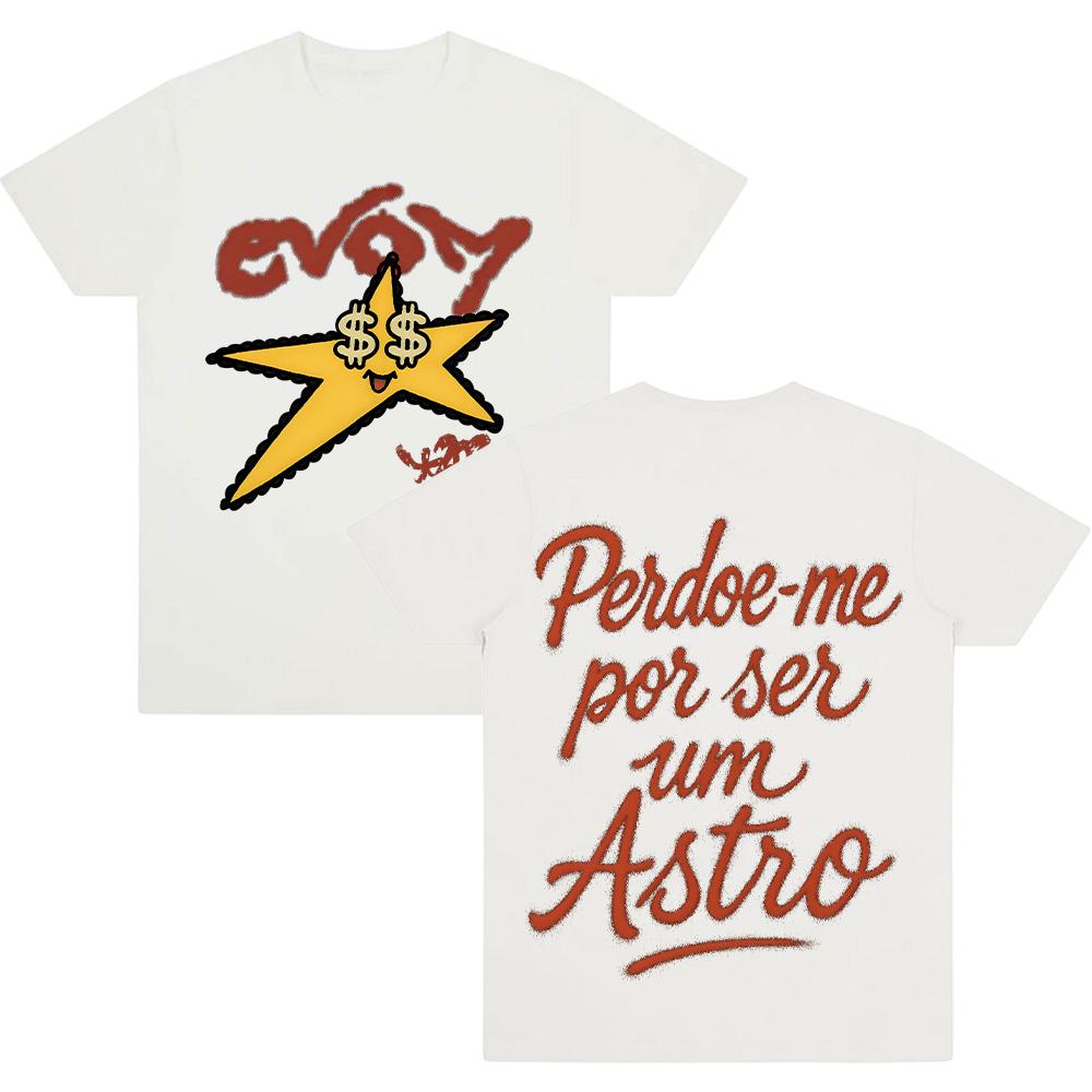 

Camiseta Astro Veigh Merch T Shirts Men Women Graphic Print Tshirt Male Summer Cotton Oversized Short Sleeve Hip Hop Streetwear S