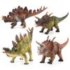 Durable Pvc Dinosaur Models For Kids With Realistic Stegosaurus And Triceratops Static Figurines In Colors Bright