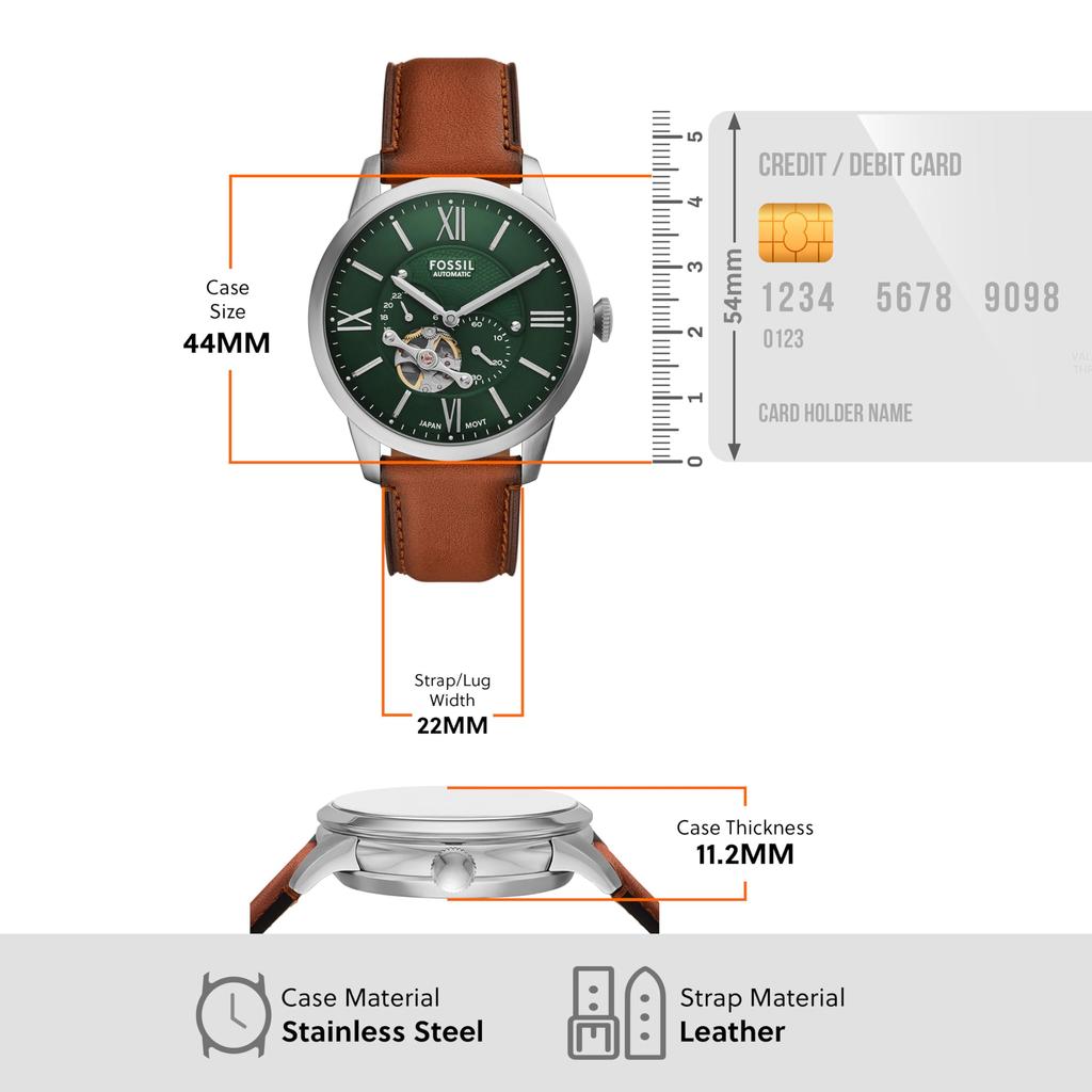 Fossil Townsman Wristwatch ME3265 Men's Brown