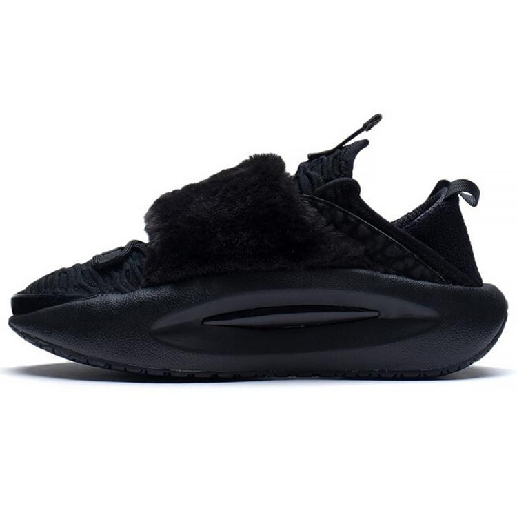 New LiNing Cloud Travel Rebound Cushioning Wear Resistant Slip Resistant Low Top Sports Casual Shoes Women's Black AZGS108-2