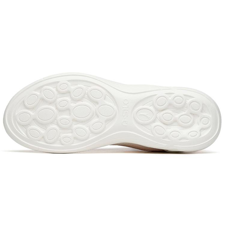 New Anta Cushioned Anti Slip And Wear Resistant Lightweight Low Top Training Shoes Women's White Pink 122217719-1