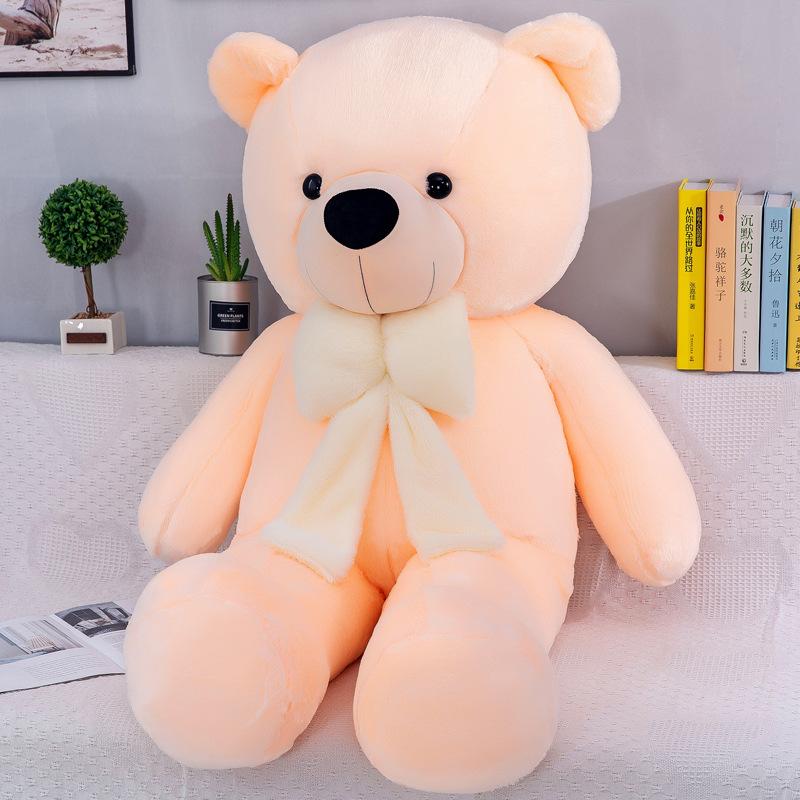 Creative Bow Tie Bear Plush Toy Teddy Bear Doll Large Size Hug Bear Pillow Doll Girl Birthday Gift