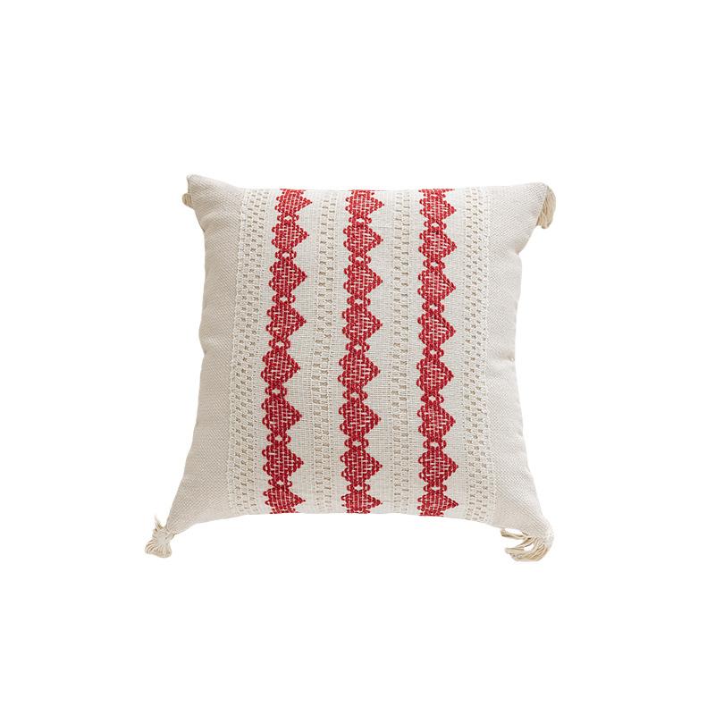 

Чехол на подушку в стиле бохо с кисточками, тканый стеганый декоративный чехол на подушку, коричневые наволочки 18x18 дюймов для дивана, спальни, гостиной 30X50cm-2pcs