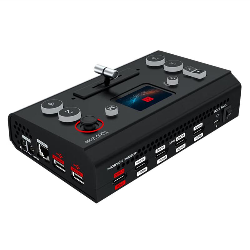 TCHD-04H Live Mini MAX 4K Video Switcher