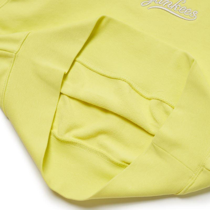 New MLB New York Yankees Sweatshirts Women's Yellow 3FHDB0321-50YEL