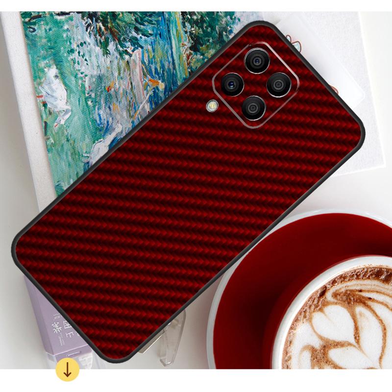 Carbon Fiber Case For Samsung Galaxy M13 M23 M33 M53 M30s M31s M12 M32 M52 M21 M51 M14 M34 M54 M20 Coque