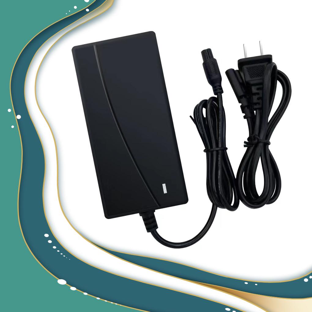 Caricabatterie Adattatore di Alimentazione Portatile Nero Per E-bike E Scooter Intelligenti Caricabatterie Batteria Agm Universale