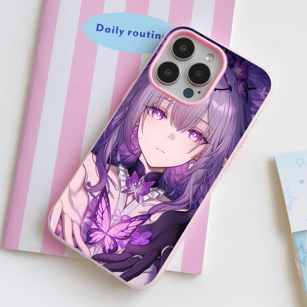 HSR Castorice Jelly Double layer Pink Mobile Phone Case for iPhone 17 16 15 14 13 12 11 Air Pro Max Plus Protective