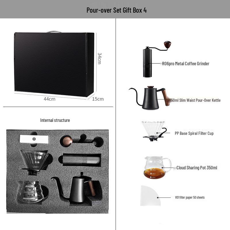 Premium Coffee Pour-Over Gift Set - Complete Utensil Collection