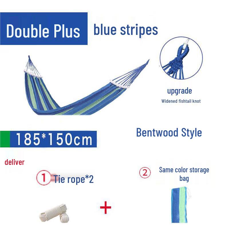 Outdoor Travel Canvas Double Hammock