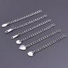 Silver/Gold Color Stainless Steel Extender/Extention/Tail Chains For Jewelry Making Bracelets Necklaces Anklets DIY Accessories