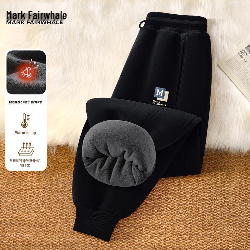 

Mark Fairwhale Men s Fleece-Lined Loose Fit Winter Joggers 3XL