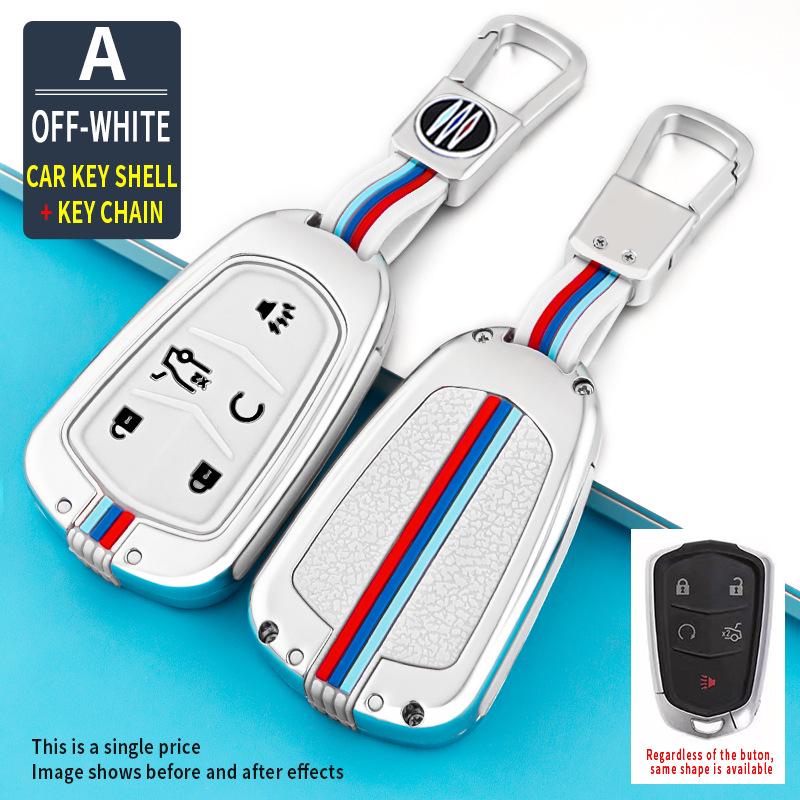 Silicone Remote Key Fob Cover for Cadillac XT5, CT6, XTS, XT4, and ATSL - Creative Design for Men and Women