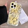 Applicable To Apple 16promax Fine Hole Feather Yarn Mobile Phone Case Iphone15 Floral Thickened Anti Fall Protection Case