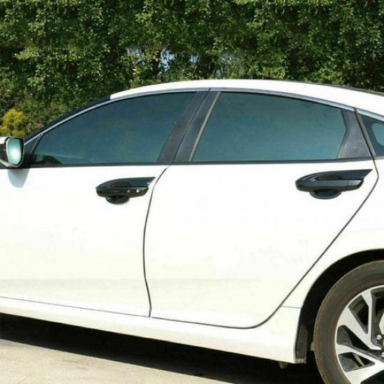 Carbon Fiber 4X Exterior Door Handle Bowl Cover Trim For Honda Civic 2016-