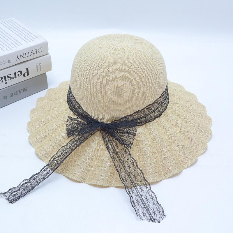 Women's Summer Wide Brim Straw Sun Hat for Beach & Vacation