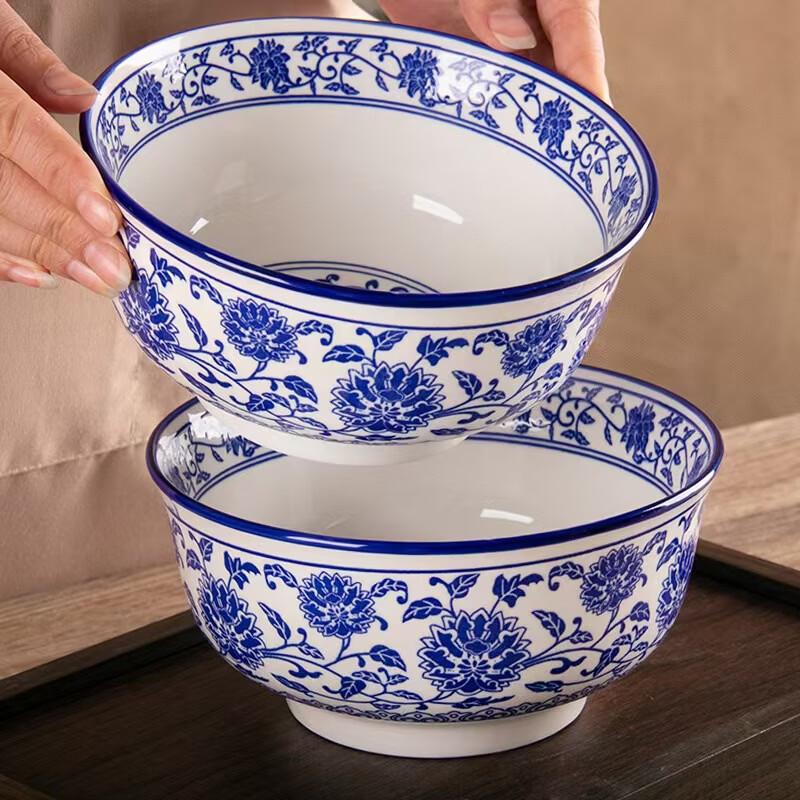 ZISIZ Retro Ceramic Soup and Noodle Bowl